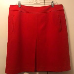 LOFT Red Skirt